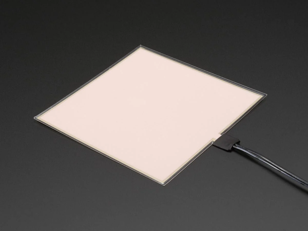Electroluminescent (EL) Panel - 10cm x 10cm White - Image 2