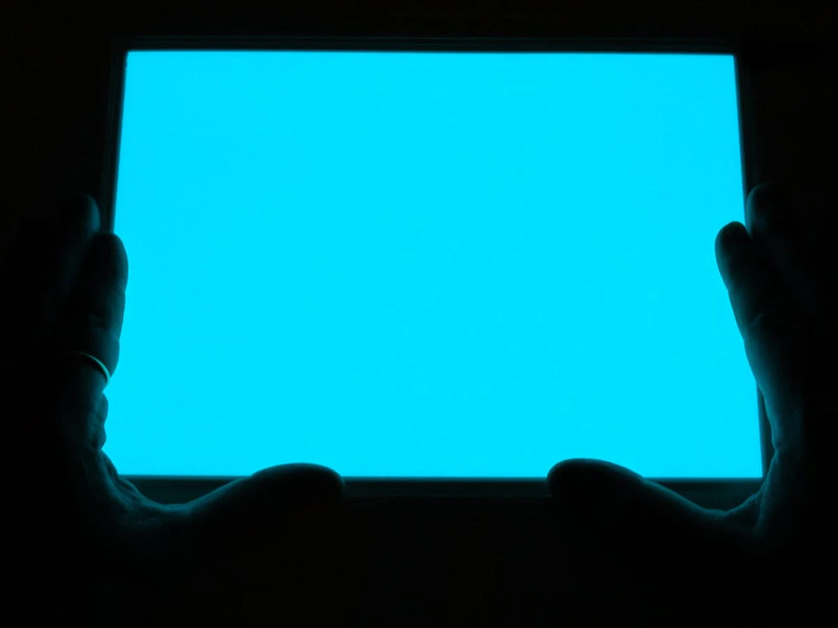 Electroluminescent (EL) Panel - 20cm x 15cm Aqua - Image 4