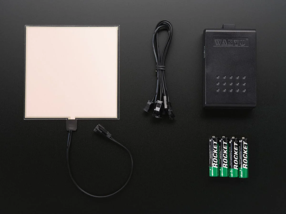Electroluminescent (EL) Panel Starter Pack - 10cm x 10cm White [Discontinued] - Image 4
