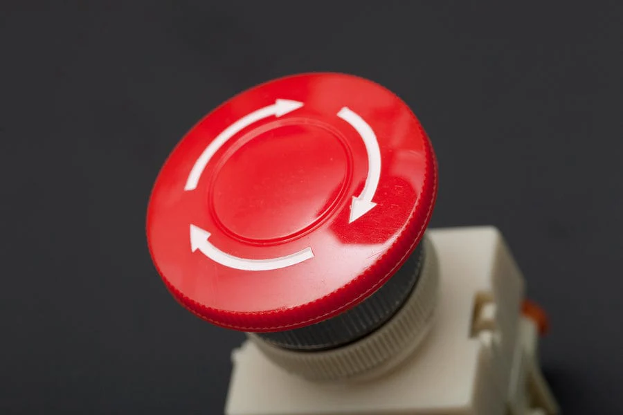 Emergency Stop Mushroom Push Button Switch - Image 2