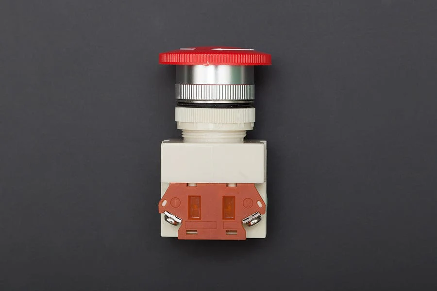 Emergency Stop Mushroom Push Button Switch - Image 3