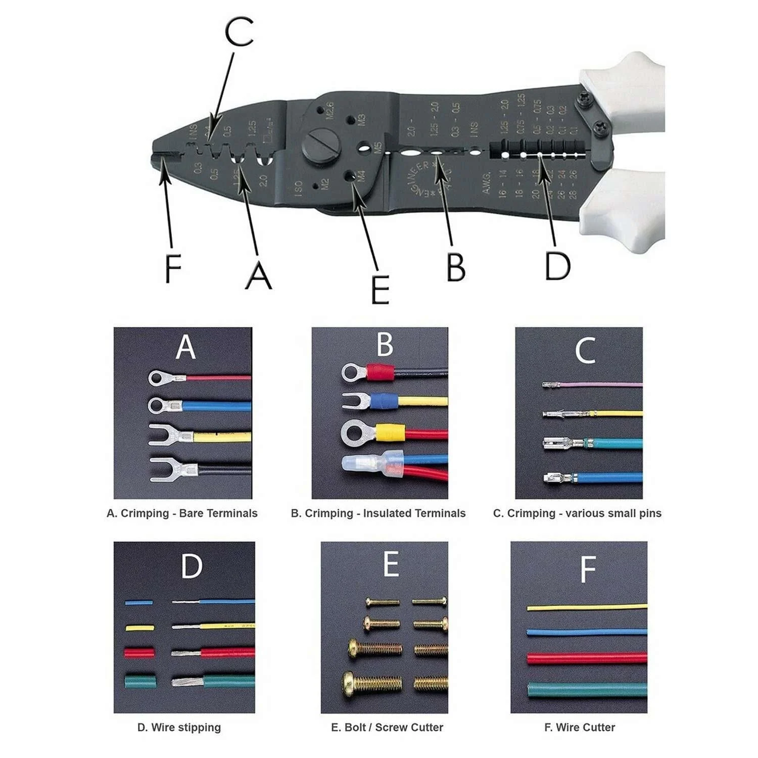 Engineer® PA-01 6-in-1 Crimping/Wiring Multi-tool [Discontinued] - Image 3