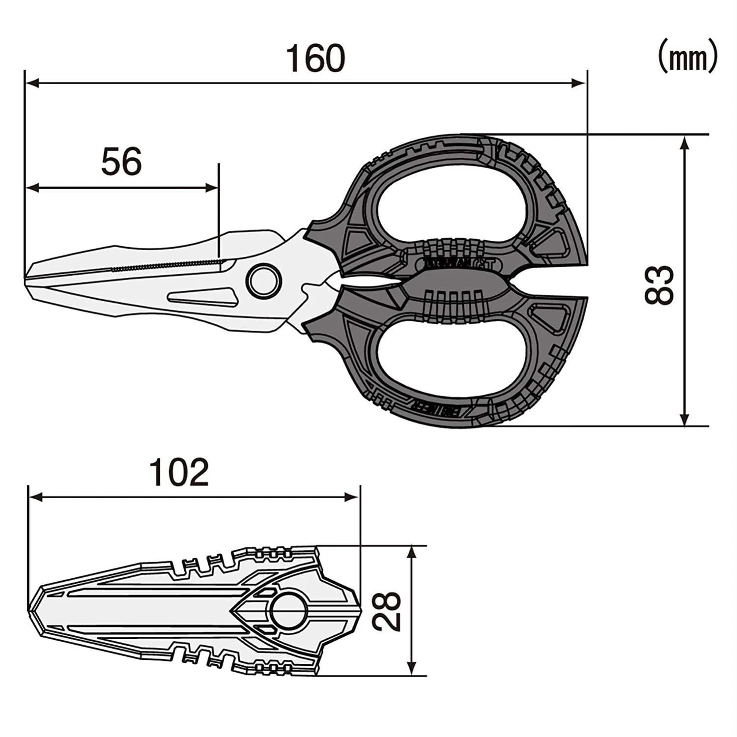 Engineer® PH-55 Combination Scissors GT - Image 5