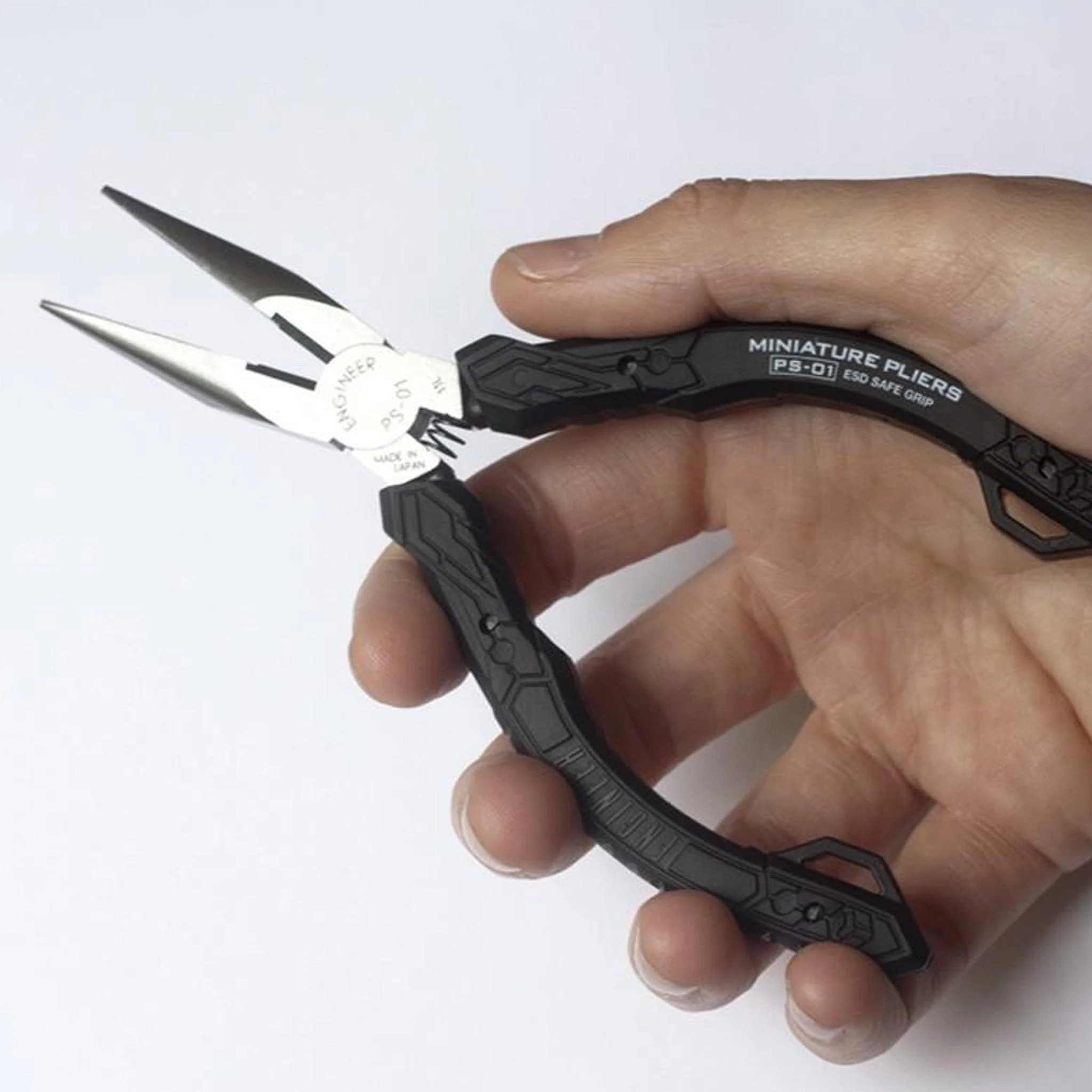 Engineer® PS-01 Long Nose Pliers (Compact, ESD Safe) - Image 5