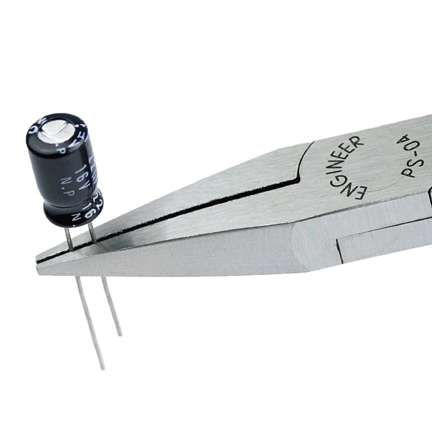 Engineer® PS-04 Flat Jaw Long Nose Pliers (Compact, ESD safe) - Image 2