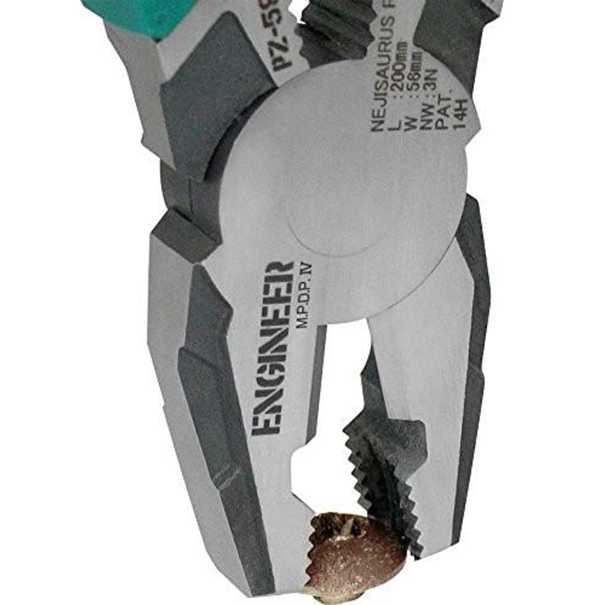 Engineer® PZ-59 Neji-Saurus RX Heavy-Duty Screw Removal Pliers (Combi Style) - Image 4