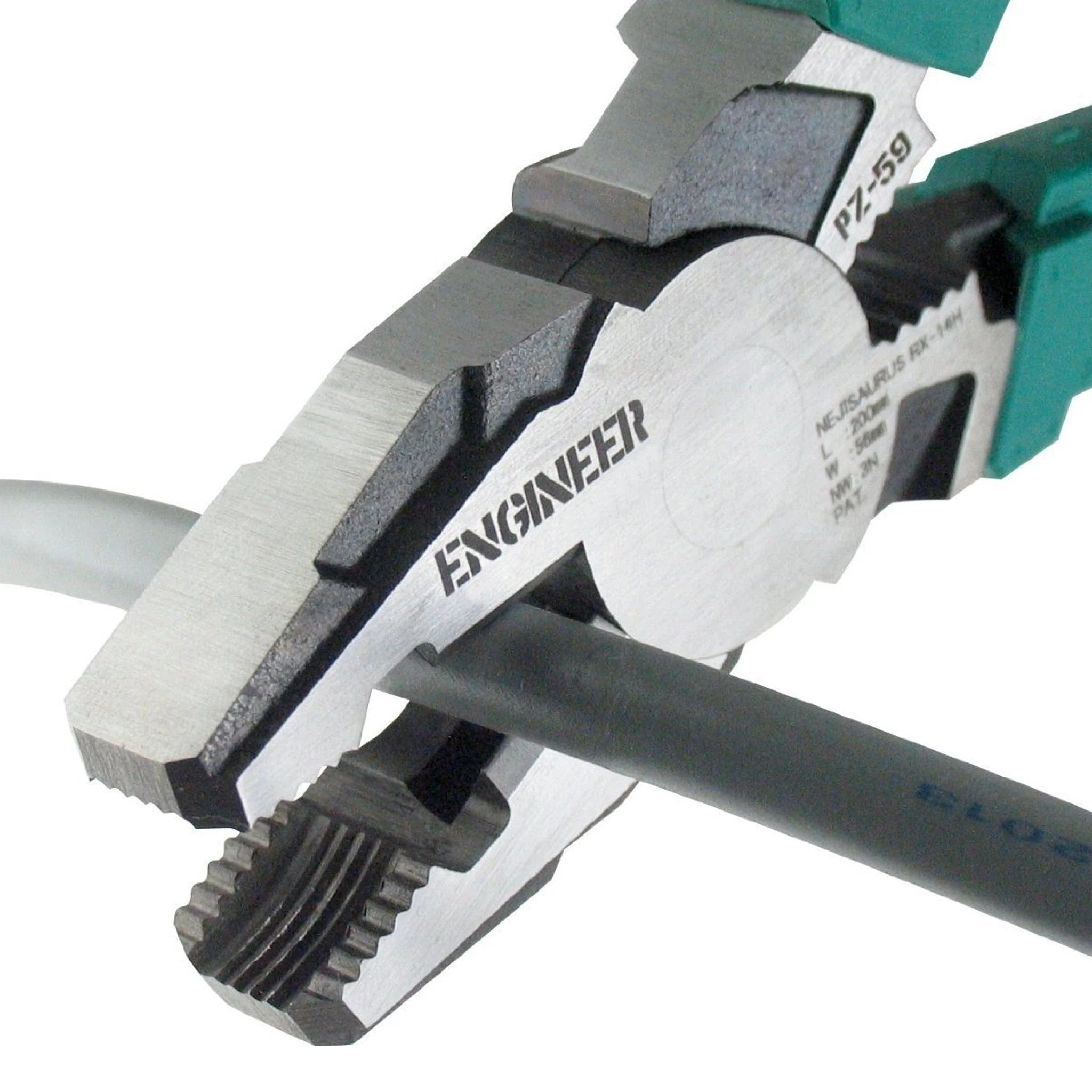 Engineer® PZ-59 Neji-Saurus RX Heavy-Duty Screw Removal Pliers (Combi Style) - Image 7