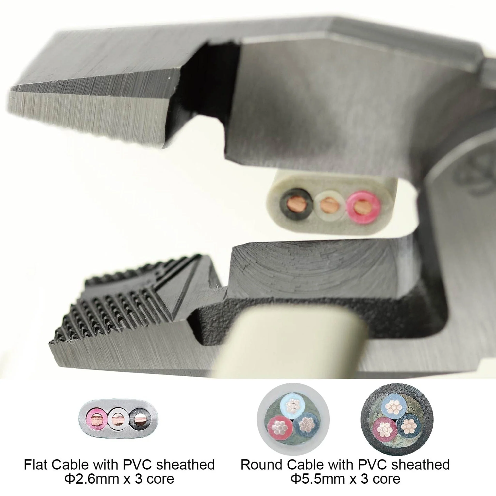 Engineer® PZ-79 Screw Removal Pliers with Cable Shear Jaws - Image 2