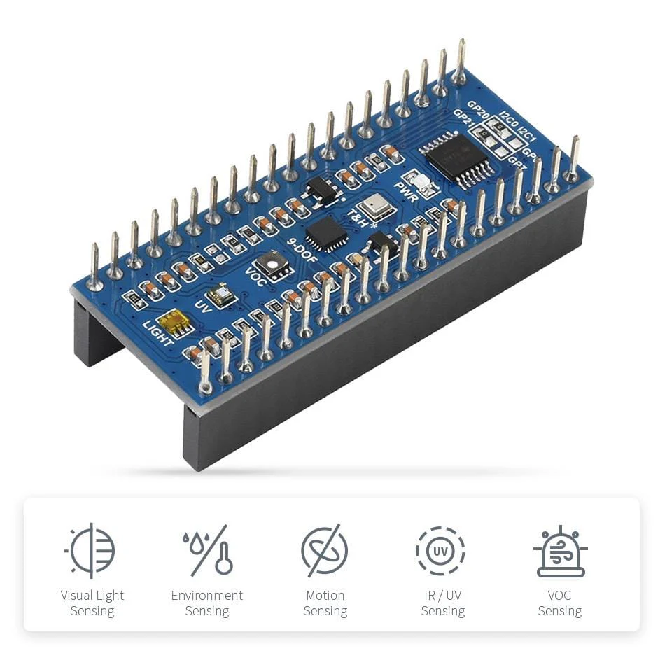Environment Sensor Module for Raspberry Pi Pico - Image 2