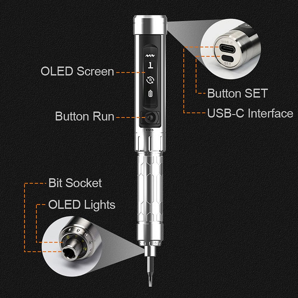 Miniware ES15 Motion Control Smart Electric Screwdriver - Image 4