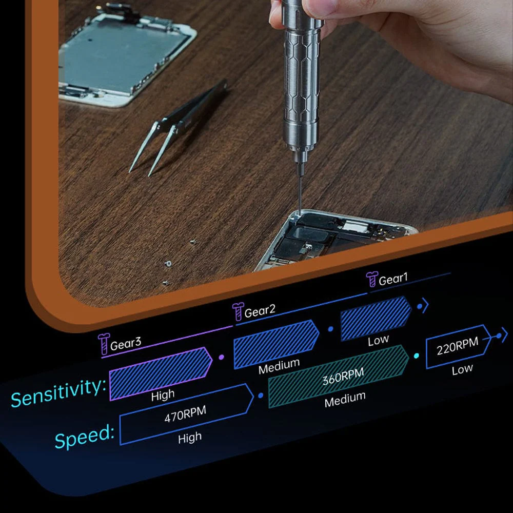 Miniware ES15 Motion Control Smart Electric Screwdriver - Image 7