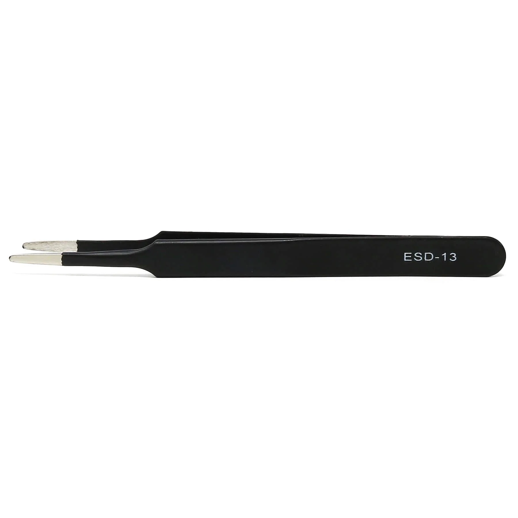 ESD-safe Blunt Tip Square Edge Tweezers - 120mm - Image 3