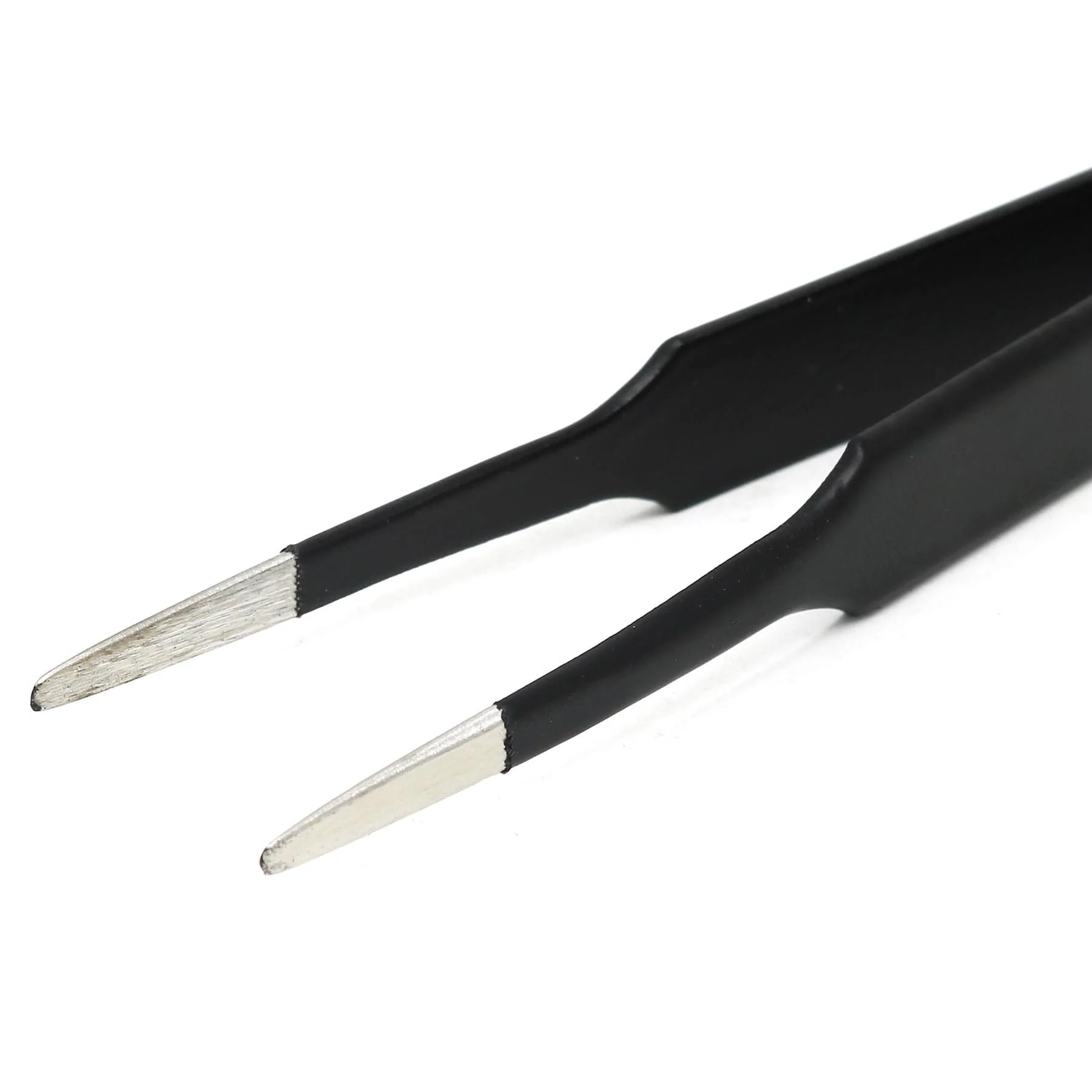 ESD-safe Blunt Tip Square Edge Tweezers - 120mm - Image 4