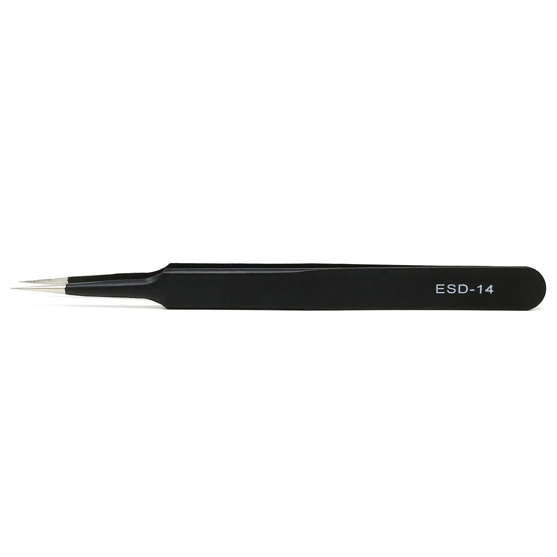 ESD-safe Fine Tip Square Edge Tweezers - 120mm - Image 3