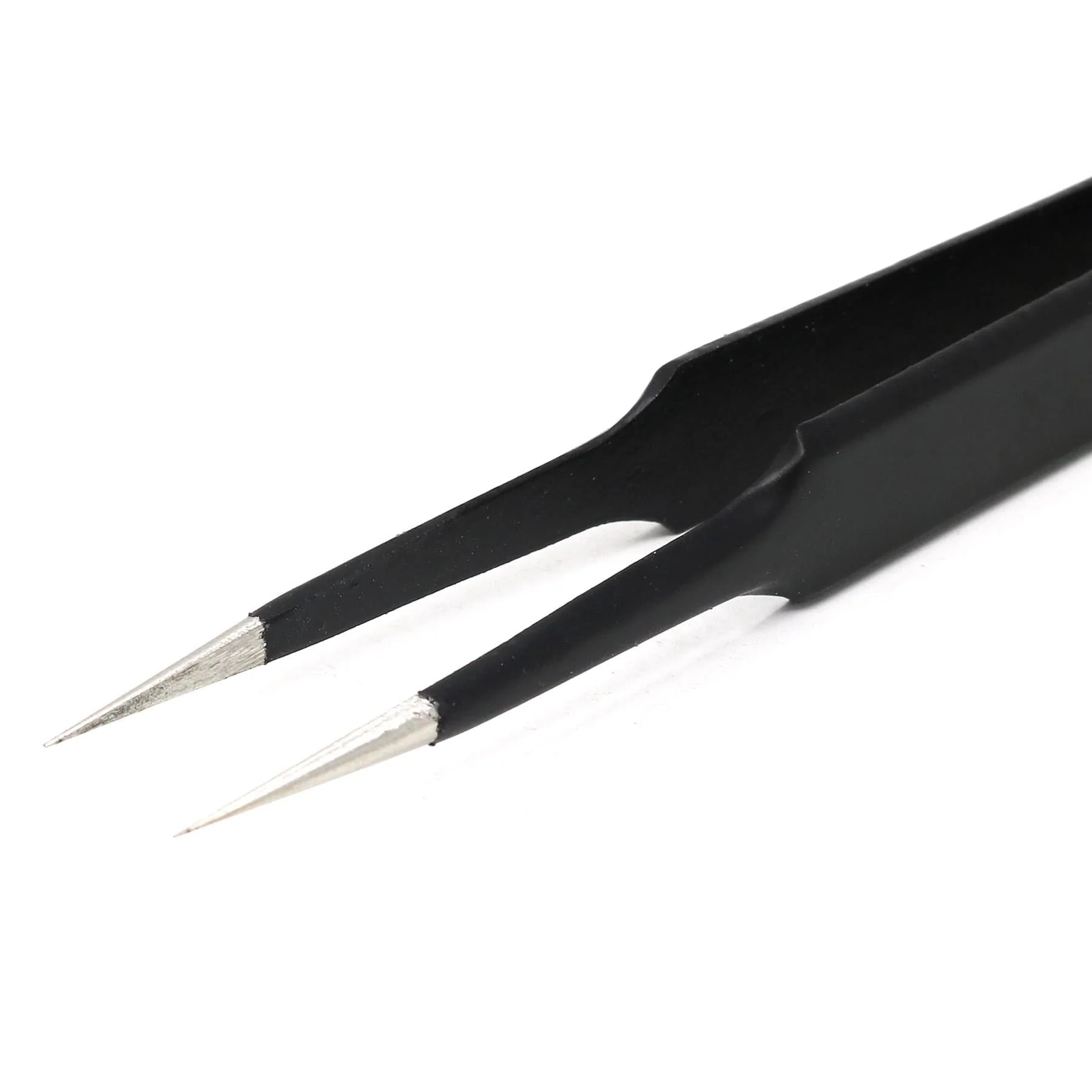 ESD-safe Fine Tip Square Edge Tweezers - 120mm - Image 4