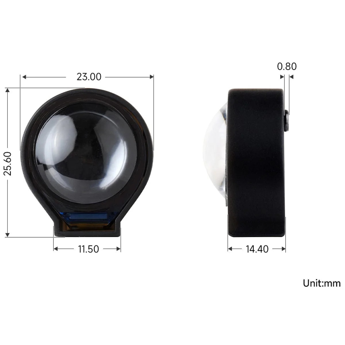 ESP32-C3 Development Board with 0.71" Round IPS LCD Display (160 x 160) - Image 8