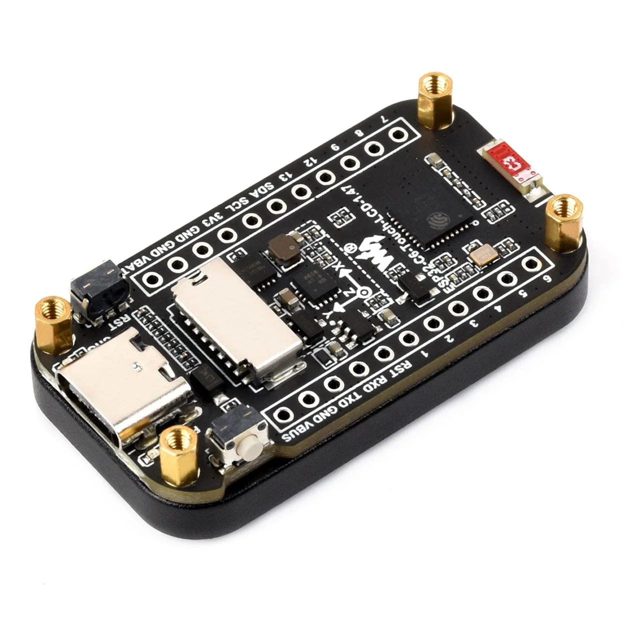 ESP32-C6 1.47" Touch Display Dev Board with IMU and SD Slot - Image 2