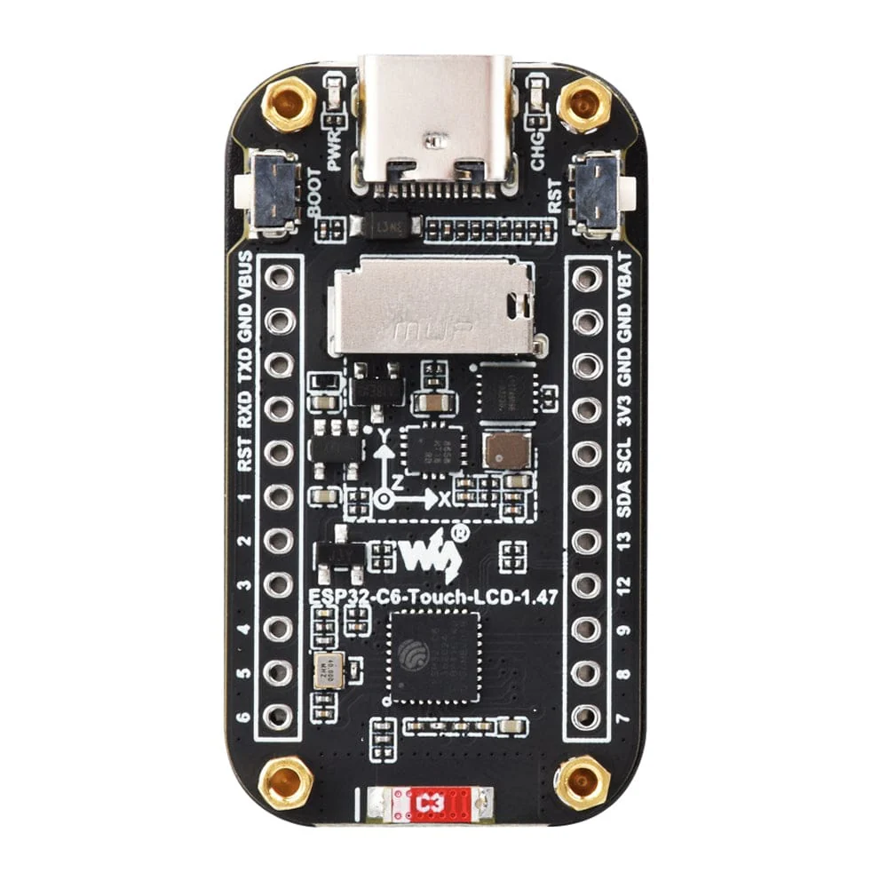 ESP32-C6 1.47" Touch Display Dev Board with IMU and SD Slot - Image 5