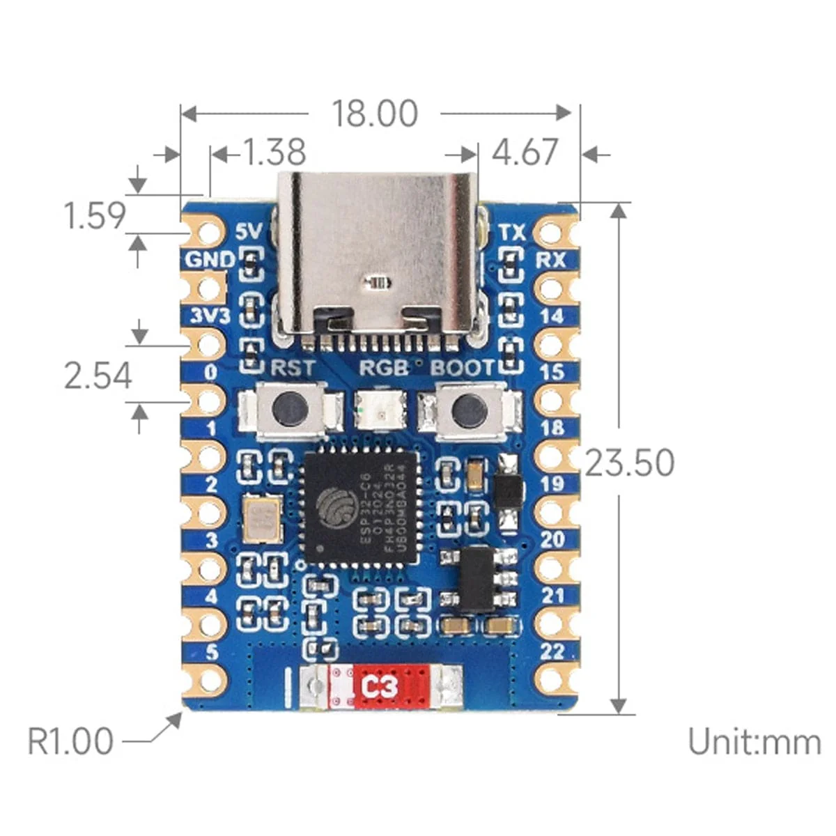 ESP32-C6 Mini Development Board - Image 7