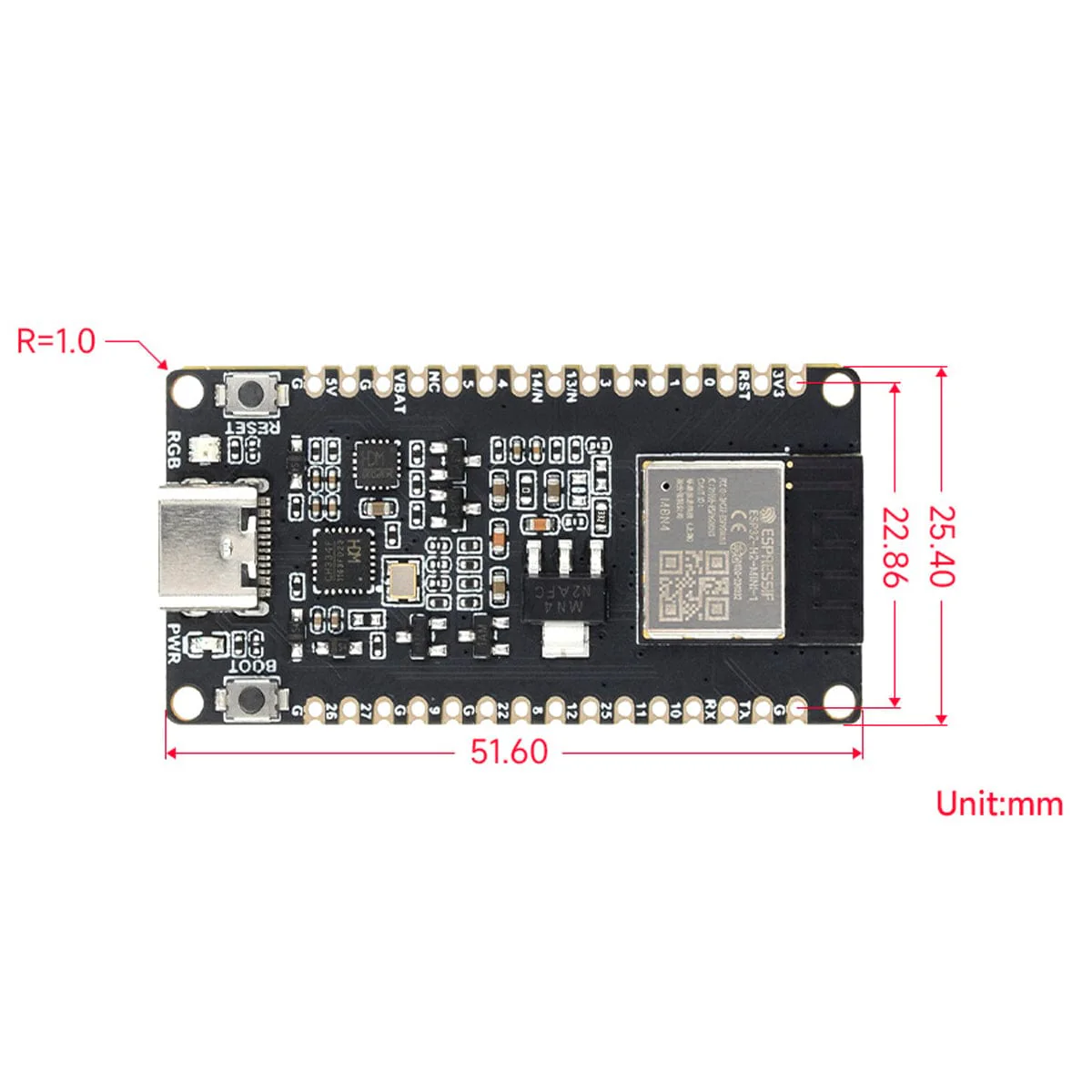 Waveshare ESP32-H2 Development Board - Image 10
