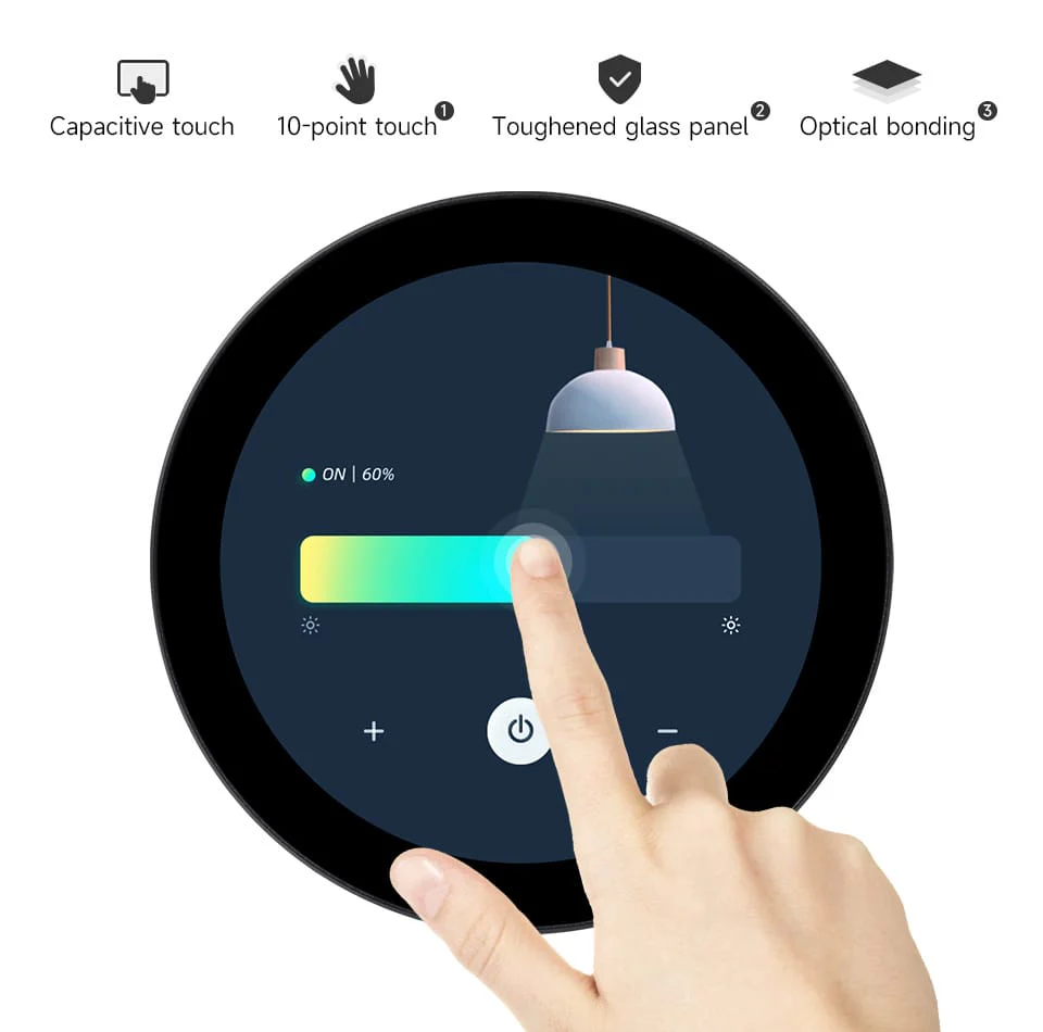 ESP32-P4 3.4" Round Touch Display Dev Board (800x800) - Image 7