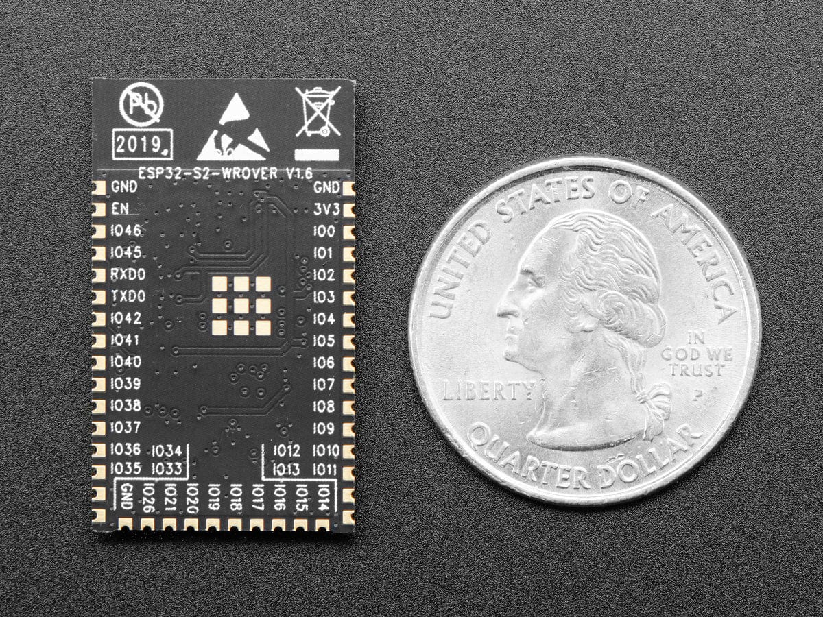 ESP32-S2-WROVER-I Module with uFL - 4 MB flash and 2 MB PSRAM [Discontinued] - Image 3