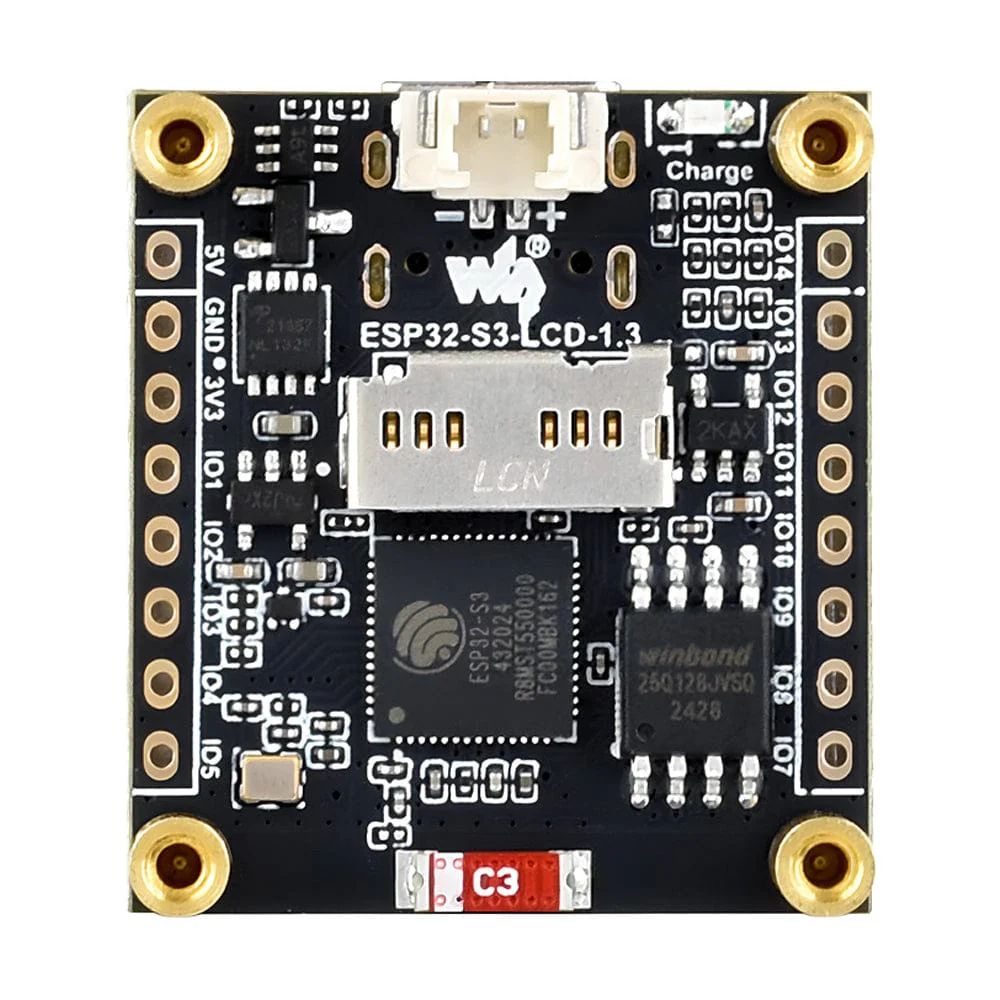 ESP32-S3 1.3" IPS LCD Display Dev Board with IMU (240×240) - Image 4