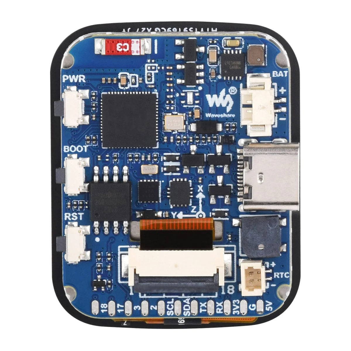 ESP32-S3 Development Board with 1.69" IPS LCD Touch Display (240 x 280) - Image 4
