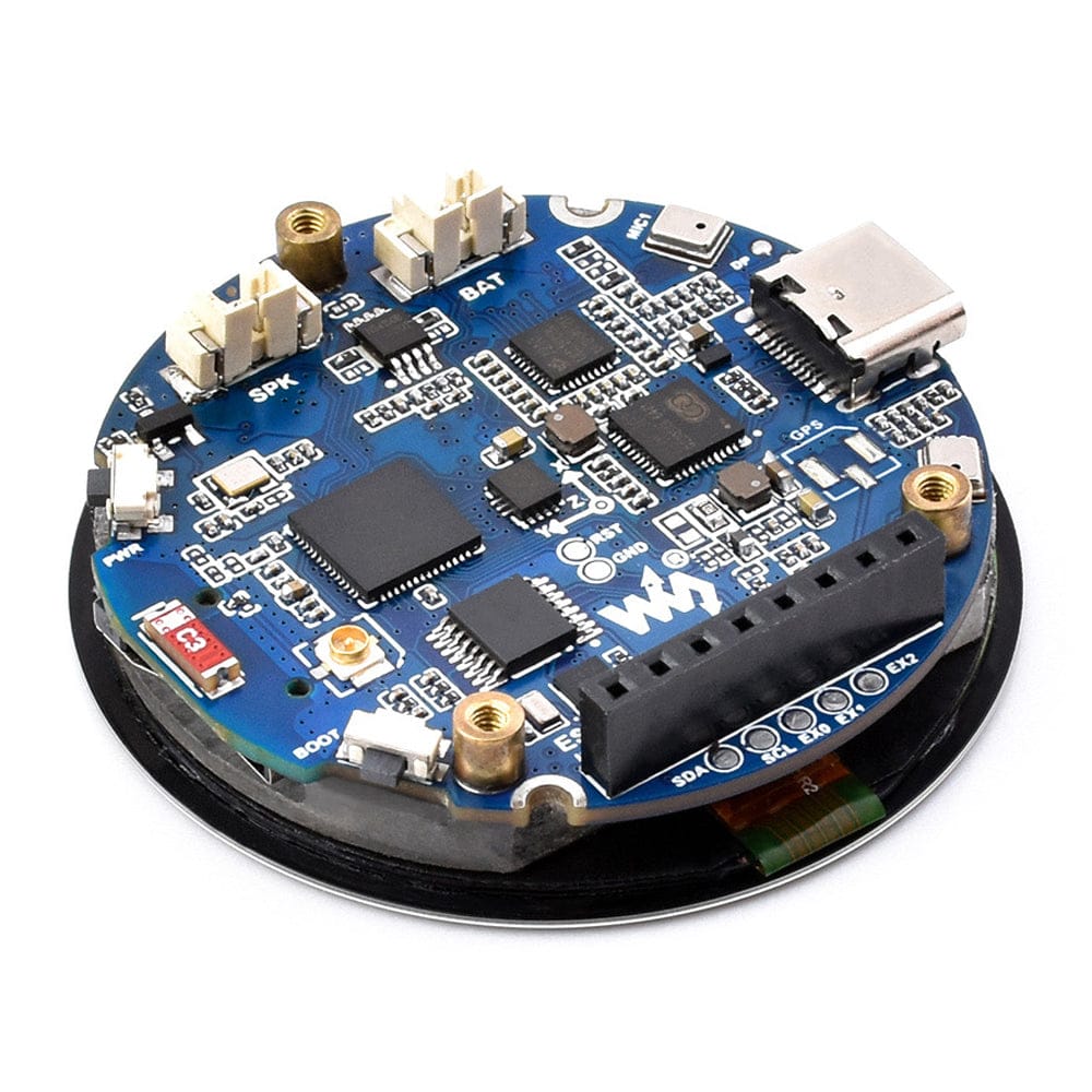 ESP32-S3 1.75" AMOLED Round Touch Display Dev Board (466x466) - Image 2