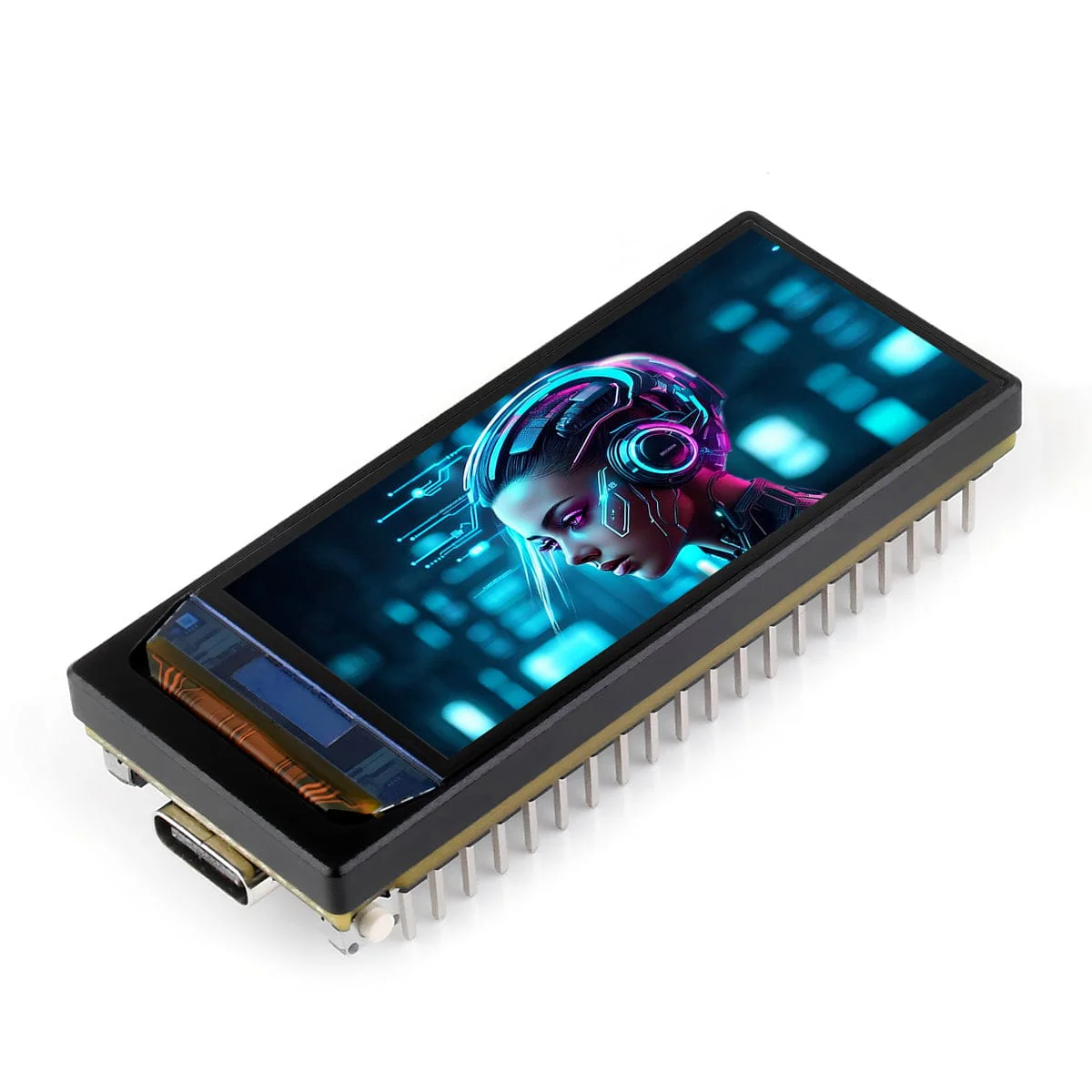 ESP32-S3 Development Board with 1.91" AMOLED Display (240 x 536) - Image 3