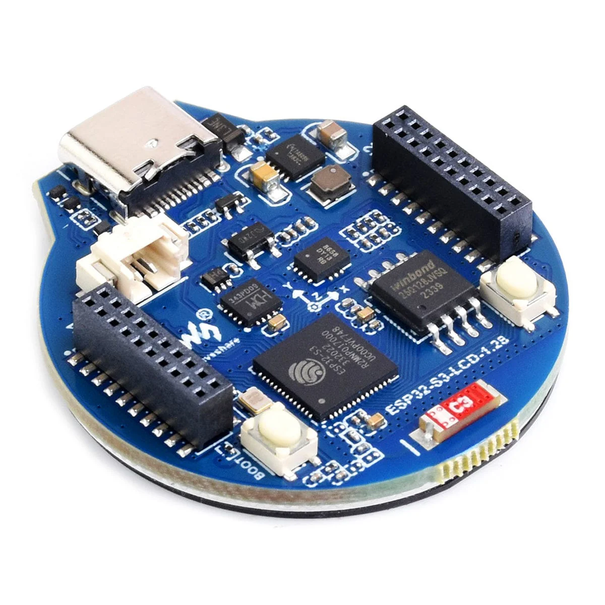 ESP32-S3 Development Board with 1.28" IPS Round LCD - Image 2