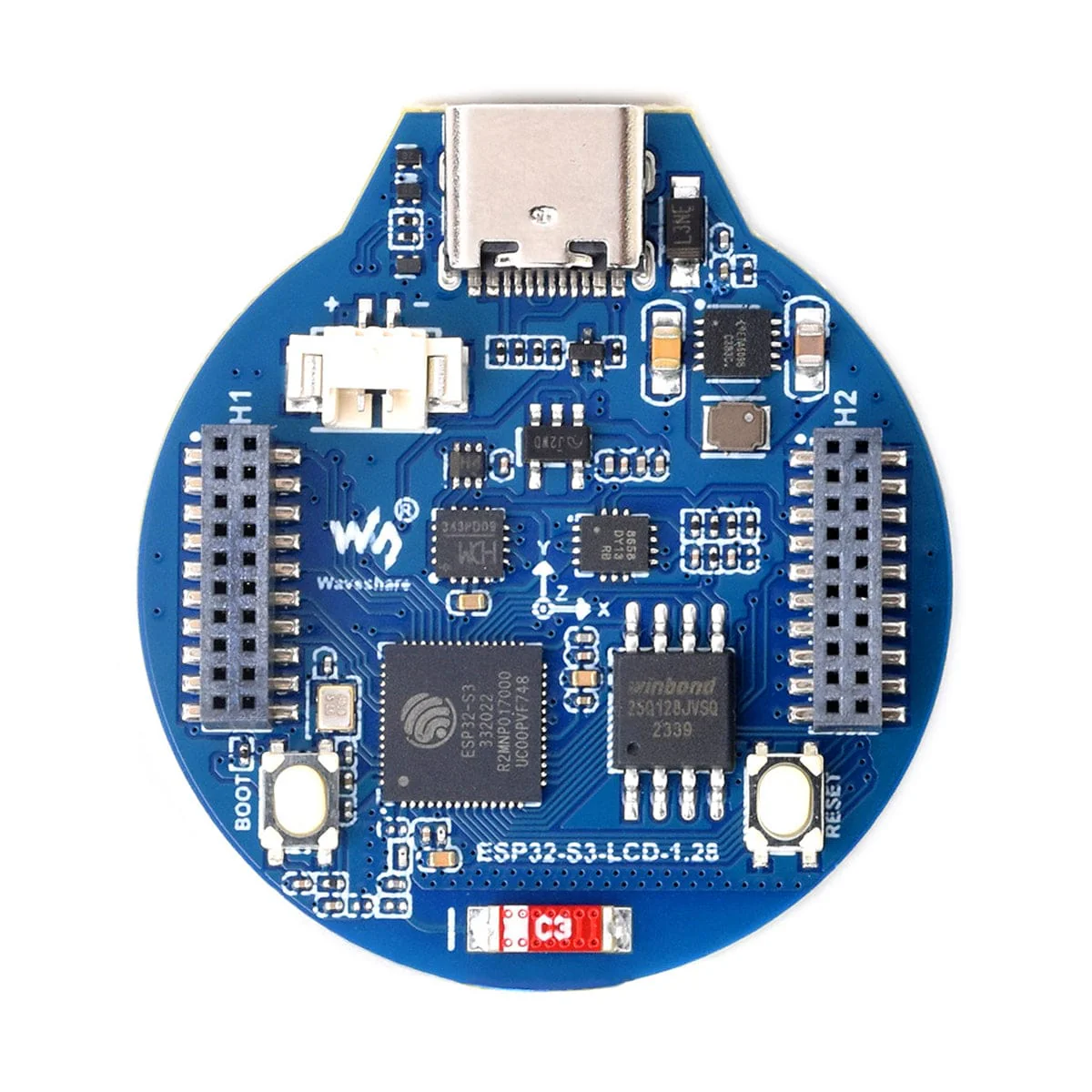 ESP32-S3 Development Board with 1.28" IPS Round LCD - Image 6