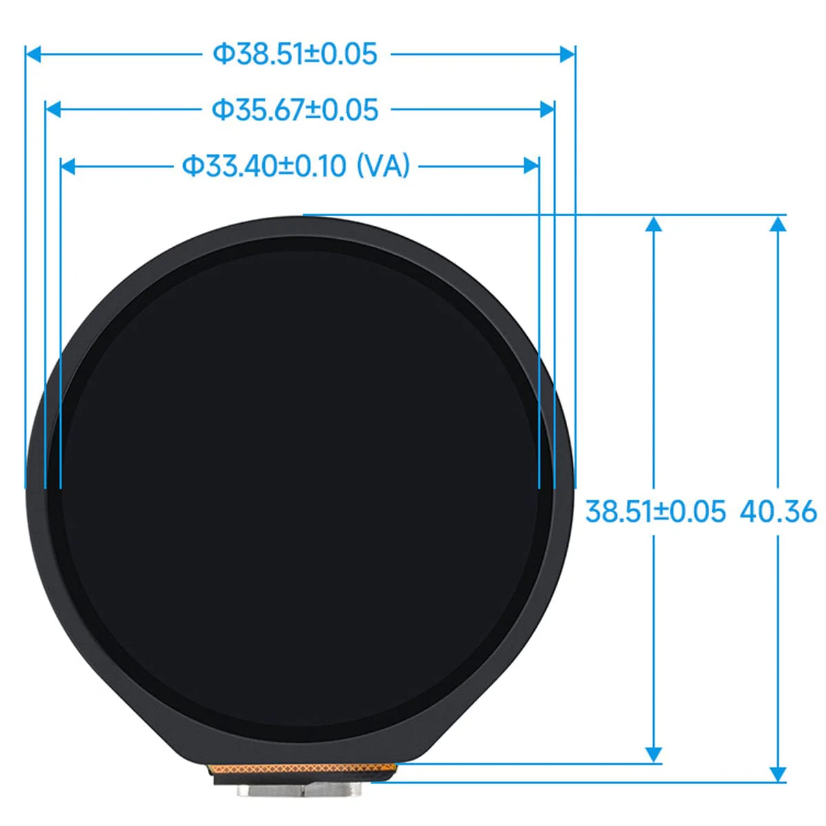 ESP32-S3 Development Board with 1.28" Round Touch LCD - Image 6