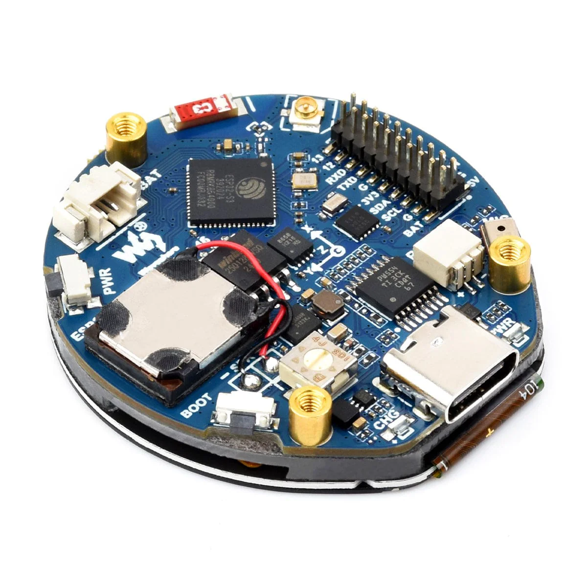 ESP32-S3 Development Board with 1.46" Round Touch Display (412 x 412) - Image 2