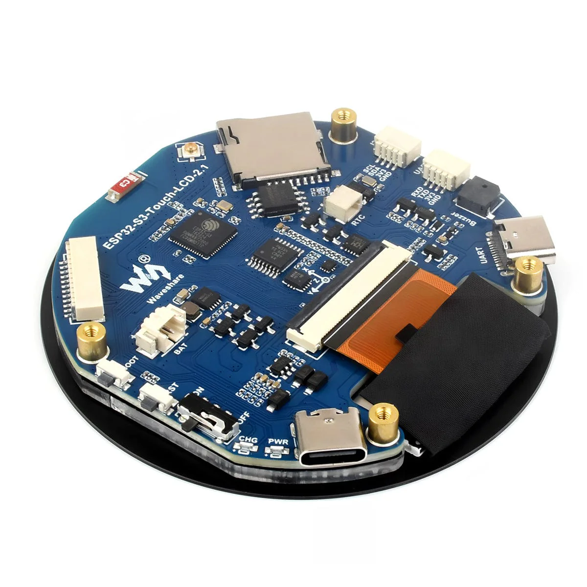 ESP32-S3 Development Board with 2.1" Round Touch LCD Display (480 x 480) - Image 4