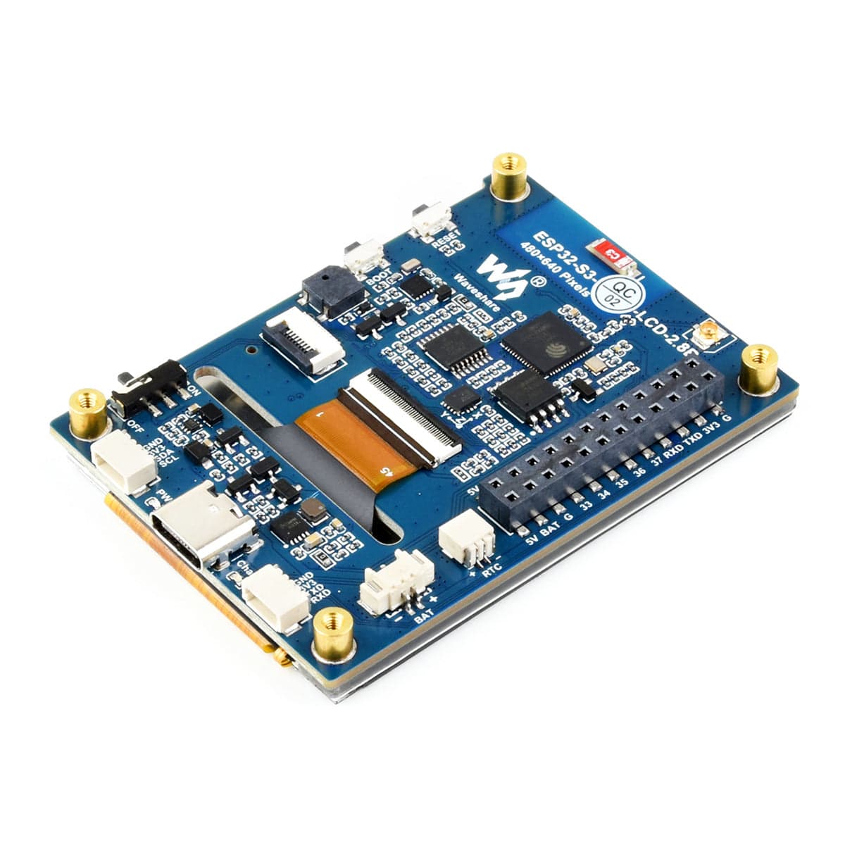 ESP32-S3 Development Board with 2.8" IPS LCD Display (480 x 640) - Image 6