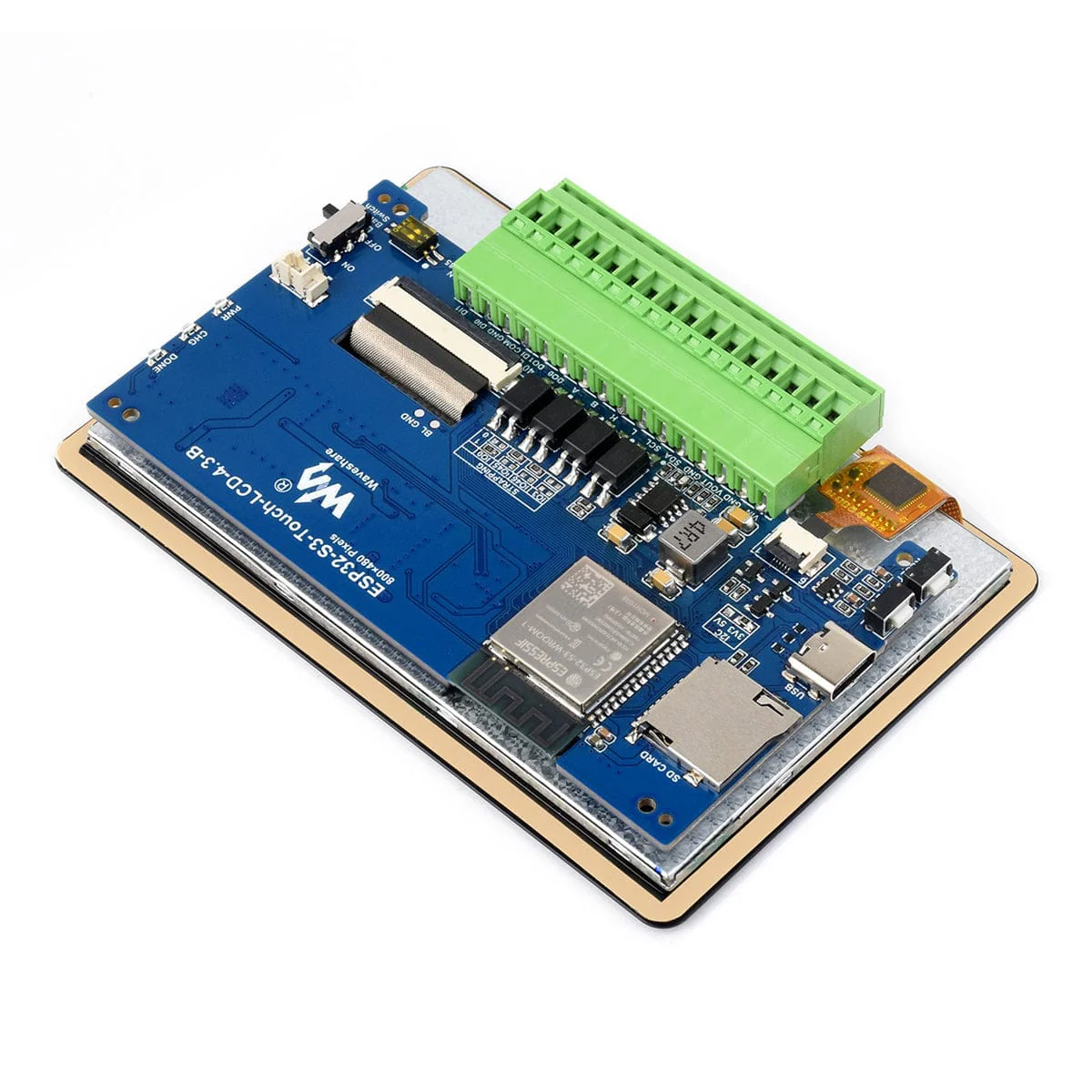 ESP32-S3 Development Board with 4.3" Capacitive Touch LCD Display (800 x 480) - Image 3