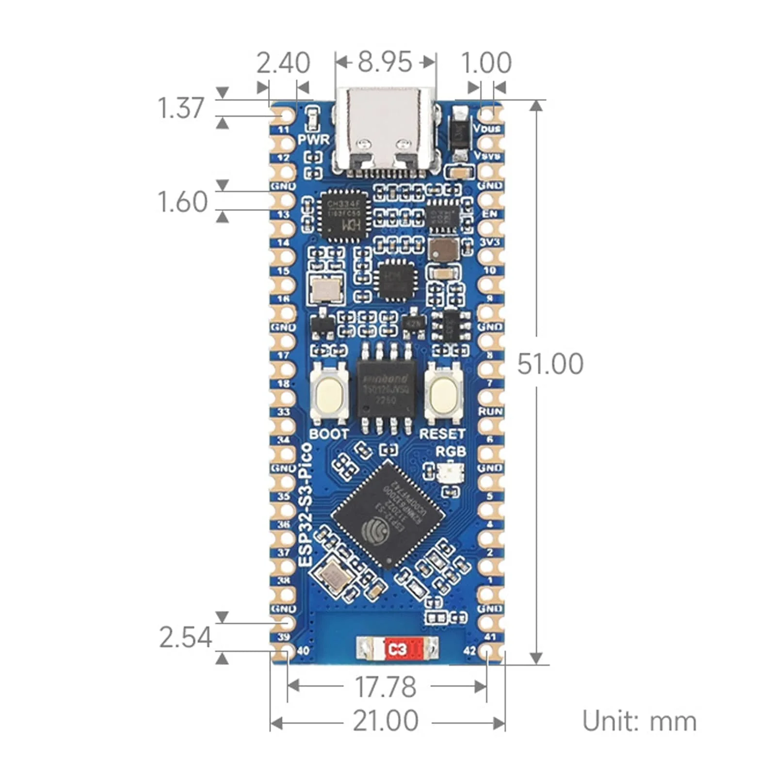 Waveshare ESP32-S3 Development Board - Image 6