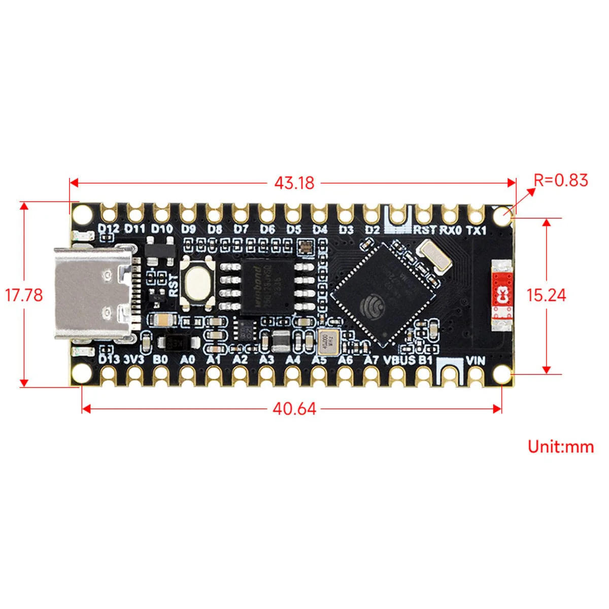 Waveshare ESP32-S3 Nano Development Board - Image 8