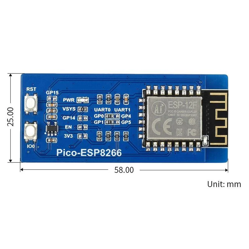ESP8266 WiFi Module for Raspberry Pi Pico - Image 6