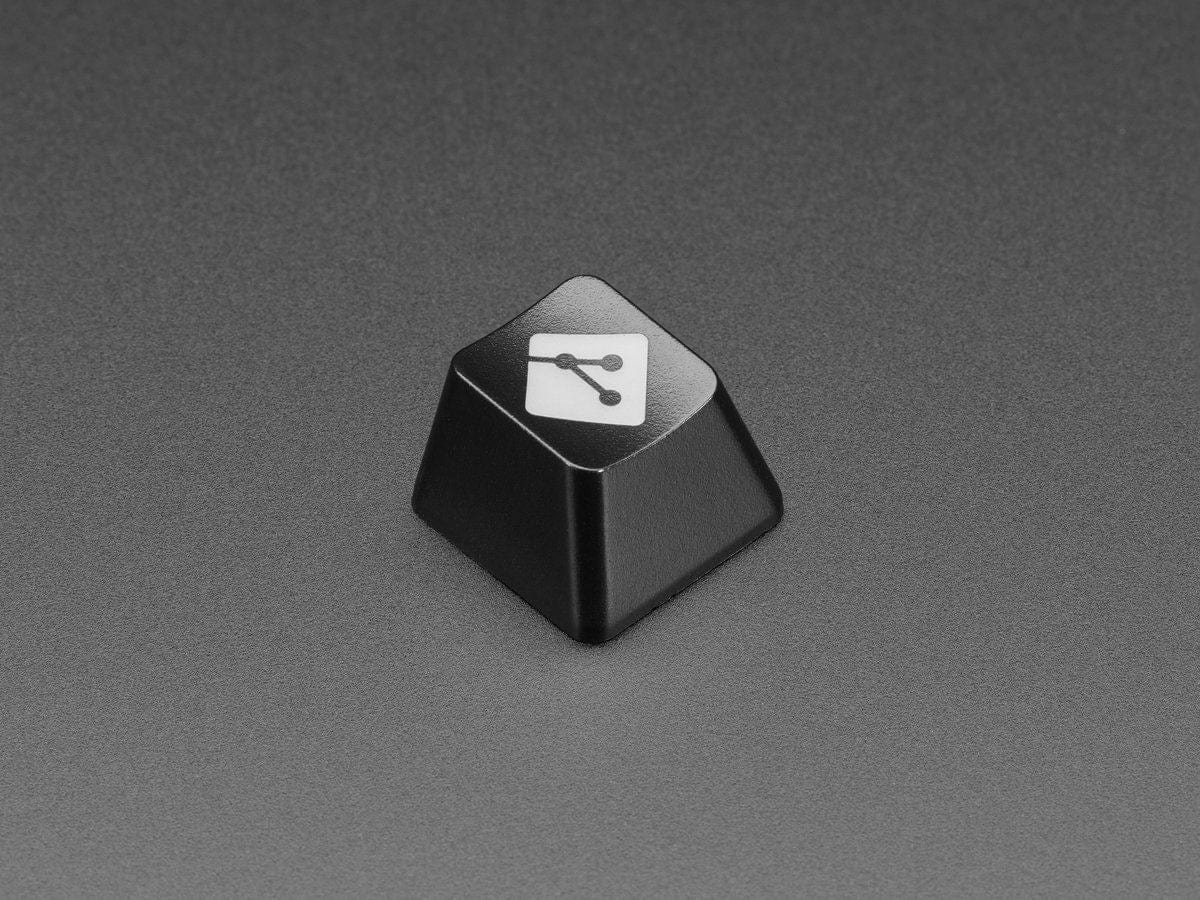 Etched Glow-Through Keycap with GIT Logo (MX Compatible Switches)