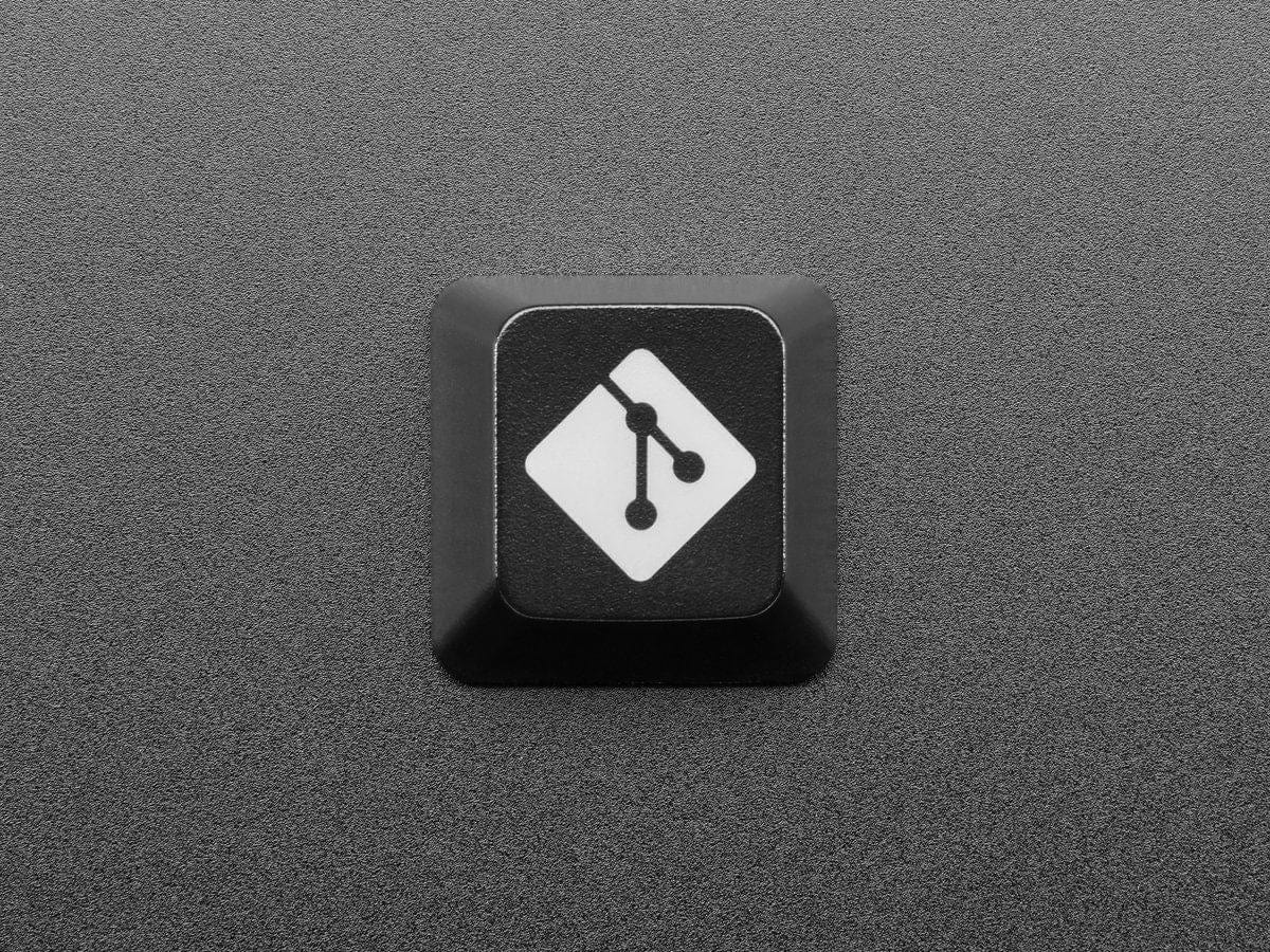 Etched Glow-Through Keycap with GIT Logo (MX Compatible Switches) - Image 2