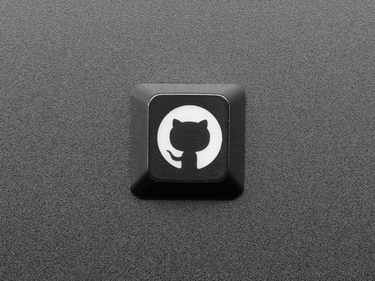 Etched Glow-Through Keycap with GitHub Octocat Logo (MX Compatible Switches) - Image 2