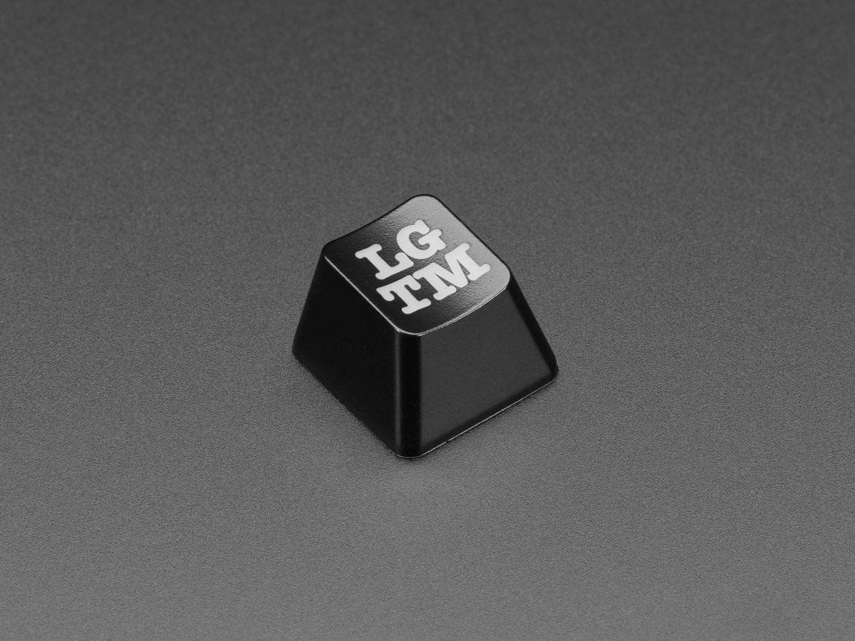 Etched Glow-Through Keycap with LGTM (Looks Good To Me) Acronym (MX Compatible Switches)