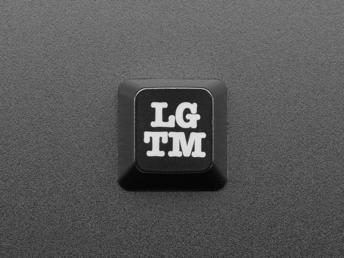 Etched Glow-Through Keycap with LGTM (Looks Good To Me) Acronym (MX Compatible Switches) - Image 2