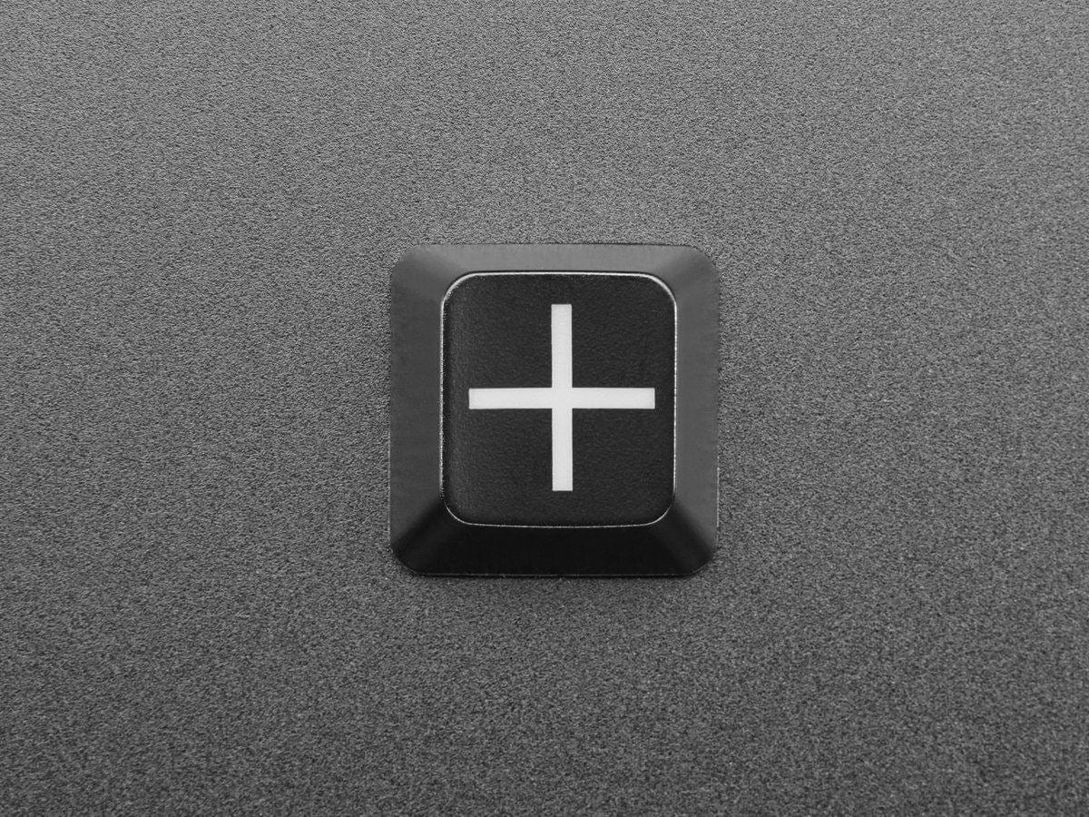 Etched Glow-Through Keycap - Zener ESP Plus Design (MX Compatible Switches) [Discontinued] - Image 2