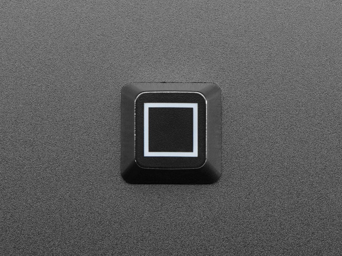 Etched Glow-Through Keycap - Zener ESP Square Design (MX Compatible Switches) [Discontinued] - Image 2