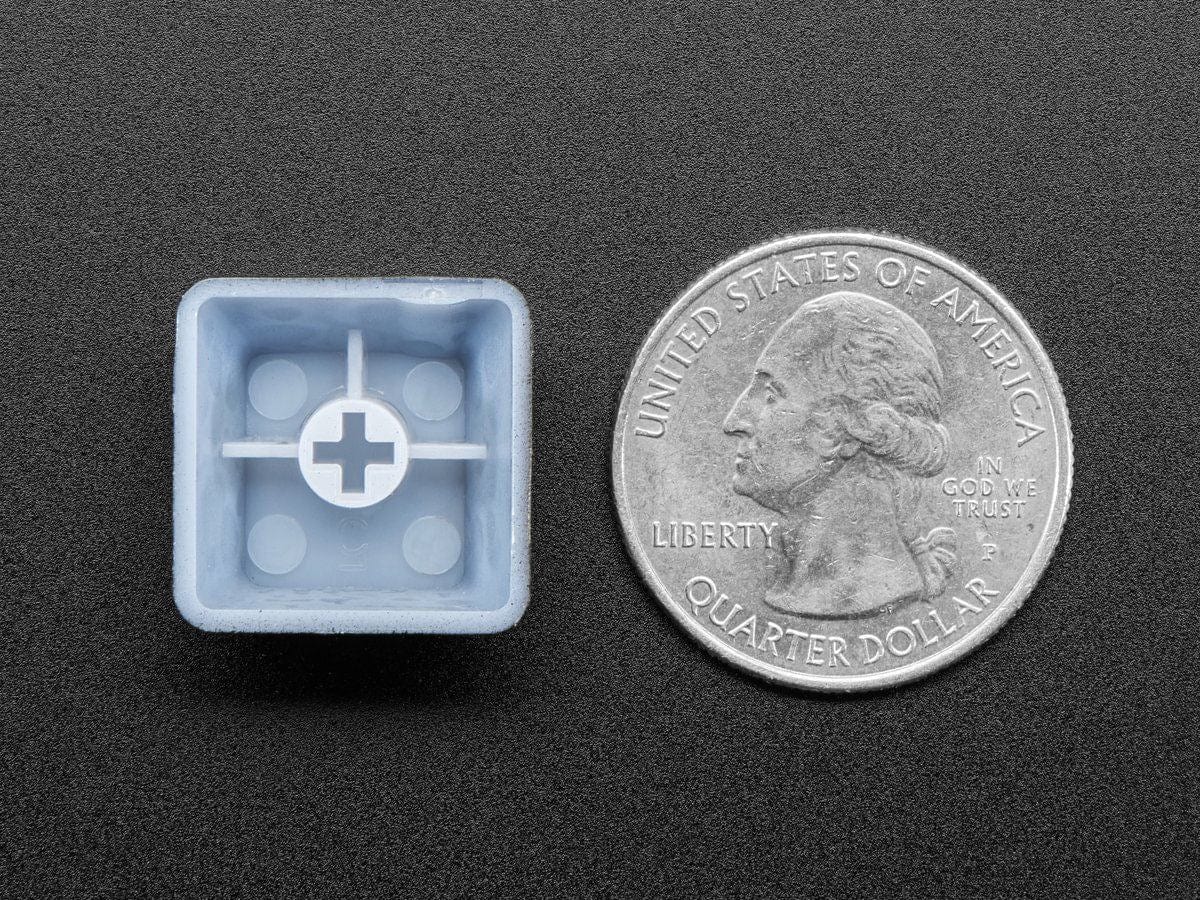 Etched Glow-Through Keycap - Zener ESP Square Design (MX Compatible Switches) [Discontinued] - Image 3