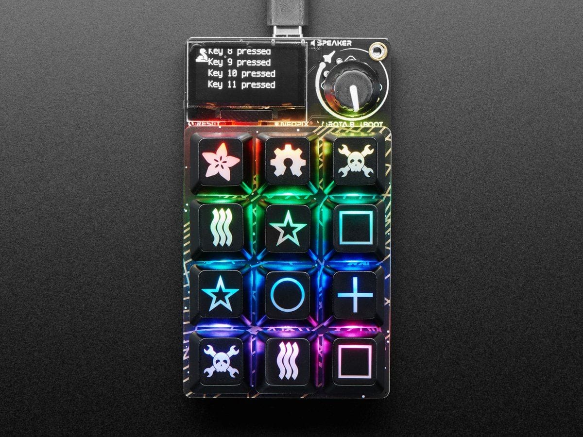 Etched Glow-Through Keycap - Zener ESP Square Design (MX Compatible Switches) [Discontinued] - Image 4