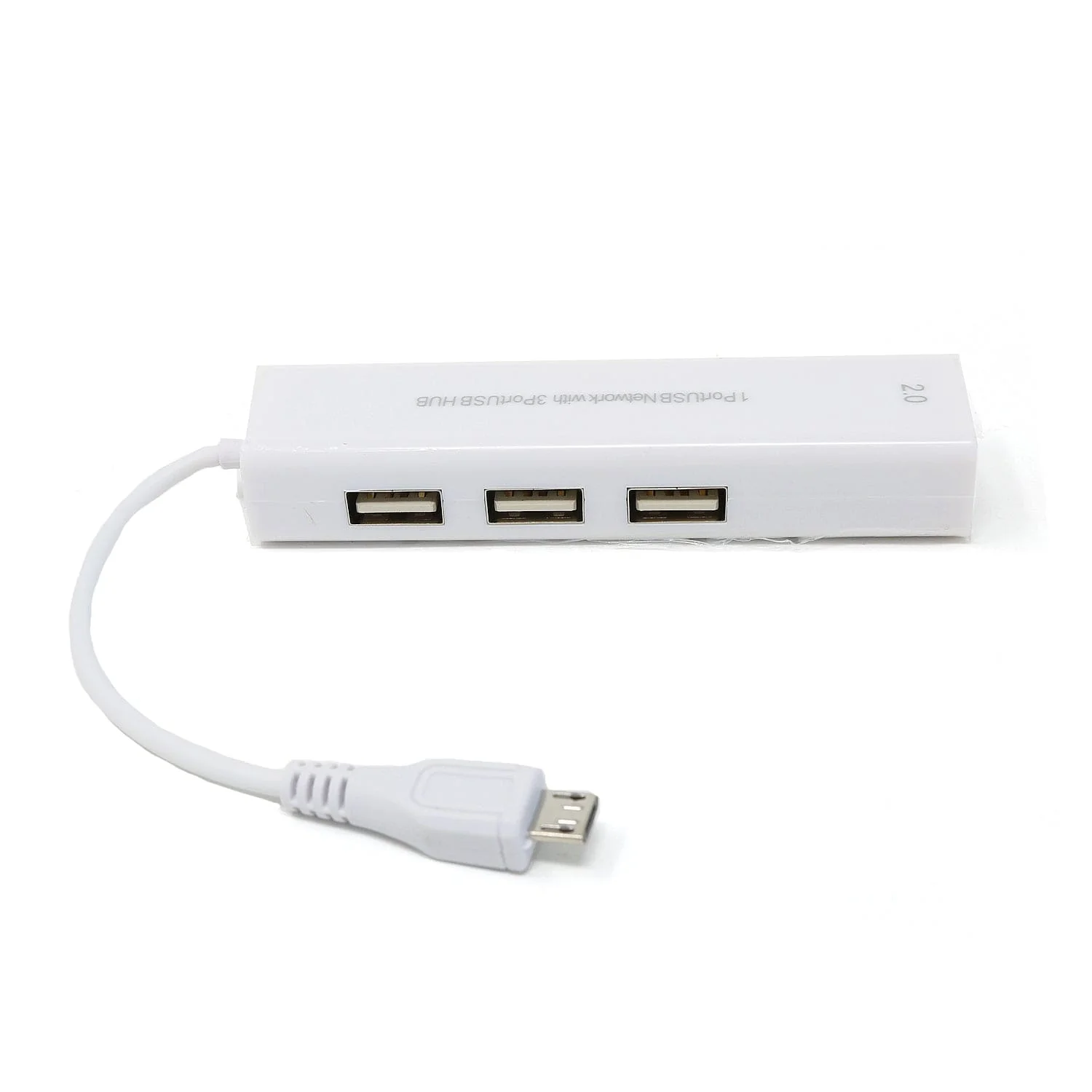 Ethernet and USB Hub with Micro-USB OTG Connector - Image 2